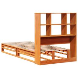 Berkfield Home Decorative Bookcase Bed without Mattress Wax Brown 100x200 cm Sol - thumbnail 8