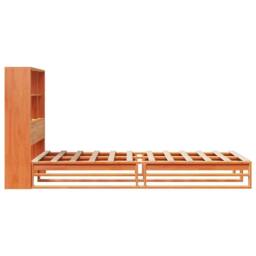 Berkfield Home Decorative Bookcase Bed without Mattress Wax Brown 100x200 cm Sol - thumbnail 7