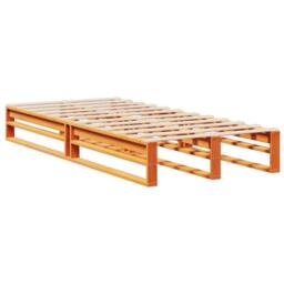 Berkfield Home Decorative Bookcase Bed without Mattress Wax Brown 100x200 cm Sol - thumbnail 5