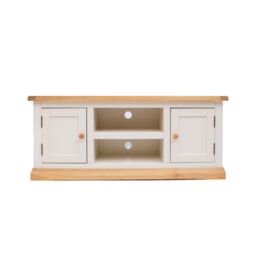 Cabinet Bits Trevi Off-White 2 Door TV Cabinet Wood Knob - thumbnail 1