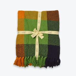 Allure Bath Fashions Check Herringbone Multicoloured Throw - Size: 125 cm x 150 cm - thumbnail 4