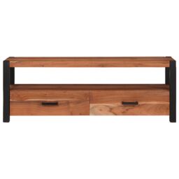 Berkfield Home Media Storage Cabinets & Racks Brown 110 x 30 x 40 cm - thumbnail 5