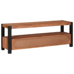 Berkfield Home Media Storage Cabinets & Racks Brown 110 x 30 x 40 cm - thumbnail 7