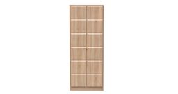 Ready Assembled 2 U Metro 2 Door Wardrobe (Ready Assembled) in Light Oak - Size: Large - thumbnail 1