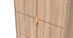 Ready Assembled 2 U Metro 2 Door Wardrobe (Ready Assembled) in Light Oak - Size: Large - thumbnail 4