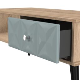 Ready Assembled 2 U Toledo 1 Drawer Coffee Table (Ready Assembled) in Duck Egg Blue - thumbnail 6