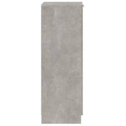 Berkfield Home Shoe Cabinet Concrete Grey 30x35x100 cm Engineered Wood - Size: 30 x 35 x 100 cm - thumbnail 7