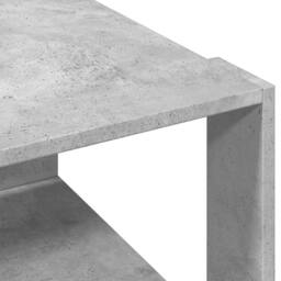 Berkfield Home Decorative Coffee Table Concrete Grey 51.5x51.5x30 cm Engineered Wood - thumbnail 7