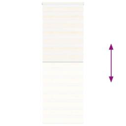Berkfield Home Zebra Blind Marble Beige 85x230 cm Fabric Width 80.9 cm Polyester - thumbnail 5