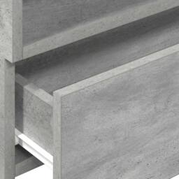 Berkfield Home Durable Wall-mounted Bedside Cabinets 2 pcs Concrete Grey 45x26x2 - thumbnail 9