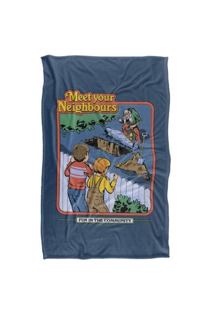 Steven Rhodes Meet Your Neighbours Silky Super Soft Throw Blanket - Size: Small - image 1