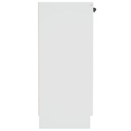Berkfield Home Sideboard White 60x30x70 cm Engineered Wood - Size: 60 x 30 x 70 cm - thumbnail 4