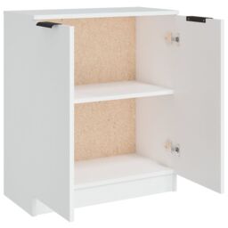 Berkfield Home Sideboard White 60x30x70 cm Engineered Wood - Size: 60 x 30 x 70 cm - thumbnail 5