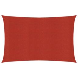 Berkfield Home Sunshade Sail 160 g/m ² Red 2x4.5 m HDPE - thumbnail 1
