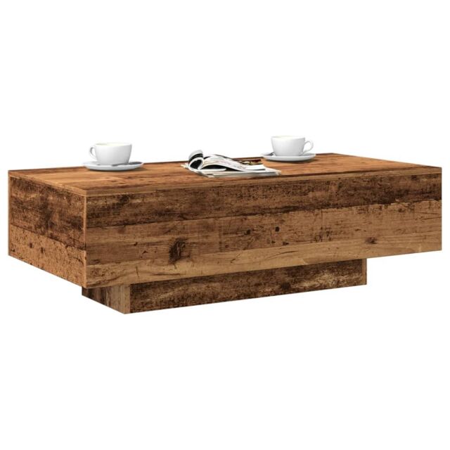 Berkfield Home Coffee Table Old Wood 100x49.5x31 cm Engineered Wood in Brown - image 1