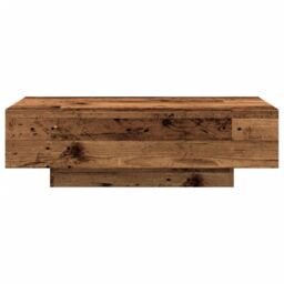 Berkfield Home Coffee Table Old Wood 100x49.5x31 cm Engineered Wood in Brown - thumbnail 5