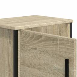 Berkfield Home Bedside Cabinets 2 pcs Sonoma Oak 40x30x40 cm Engineered Wood in Light Tan - Size: 40 x 30 x 40 cm - thumbnail 9