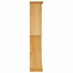 Berkfield Home 4-Tier Bookcase Mexican Pine Corona Range 81x29x150 cm in Brown - Size: 81 x 29 x 150 cm - thumbnail 4