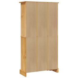 Berkfield Home 4-Tier Bookcase Mexican Pine Corona Range 81x29x150 cm in Brown - Size: 81 x 29 x 150 cm - thumbnail 5