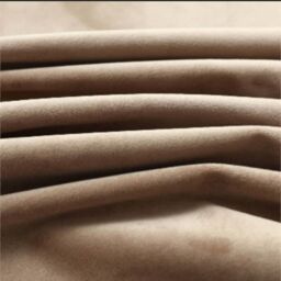 Berkfield Home Blackout Curtains with Rings 2 pcs Velvet Beige 140x225 cm - thumbnail 4