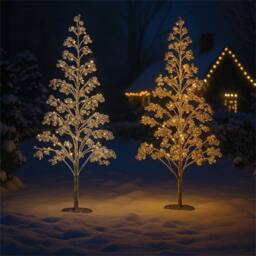 Xmas Haus 180cm 1000 Warm White Micro Led Tree Silver balls 5M Lead - thumbnail 5