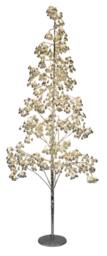Xmas Haus 180cm 1000 Warm White Micro Led Tree Silver balls 5M Lead - thumbnail 3