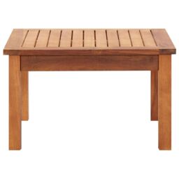 Berkfield Home Garden Coffee Table 60x60x36 cm Solid Acacia Wood in Brown - Size: 60 x 60 x 36 cm - thumbnail 3