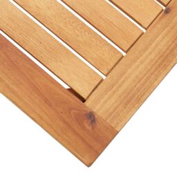 Berkfield Home Garden Coffee Table 60x60x36 cm Solid Acacia Wood in Brown - Size: 60 x 60 x 36 cm - thumbnail 4