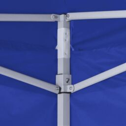 Berkfield Home Professional Folding Party Tent with 4 Sidewalls 2x2 m Steel Blue - thumbnail 5