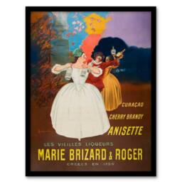 Artery8 Leonetto Cappiello Framed Wall Art The Old Liqueurs Vintage Advert - Size: A4 - thumbnail 1