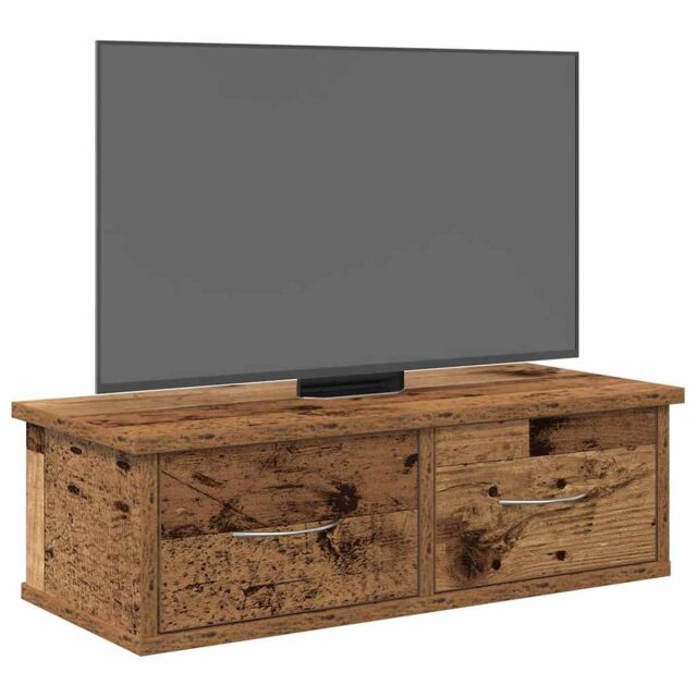 Berkfield Home Wall Cabinet Old Wood 60x26x18.5 cm Engineered Wood in Brown - image 1