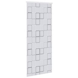 Berkfield Home Shower Roller Blind 120x240 cm Square in White - thumbnail 4