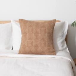 Native Natural Diamond Beige Wool Cushion 45x45cm - Size: 45 cm x 45 cm - thumbnail 2