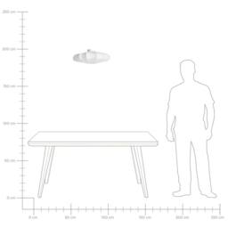 Wyld and Coco Pendant Lamp White Fabric Shade Painted Iron Base Scandi Ceiling - thumbnail 8