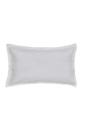 Murmur 'Seren' Oxford Pillowcase in White - thumbnail 1