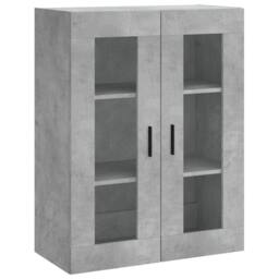 Berkfield Home Highboard Concrete Grey 69.5x34x180 cm Engineered Wood - thumbnail 5