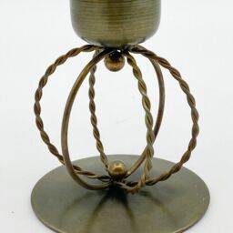 Minster 10 Inch Candle Holder - L14 x W14 x H31 cm - Gold - Size: 1 Pack - thumbnail 4