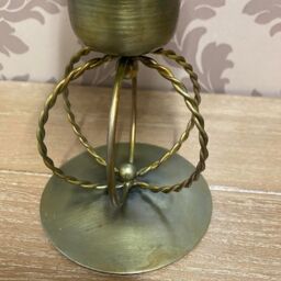Minster 10 Inch Candle Holder - L14 x W14 x H31 cm - Gold - Size: 1 Pack - thumbnail 5
