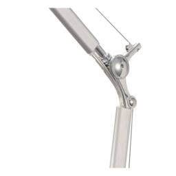 Netlighting Karis Wall Light Silver Chrome E27 Cream Pearl Shade - thumbnail 6