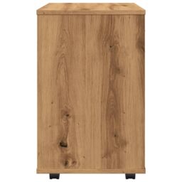 Berkfield Home Rolling Cabinet Artisan Oak 46x36x59 cm Engineered Wood in Brown - Size: 46 x 36 x 59 cm - thumbnail 6