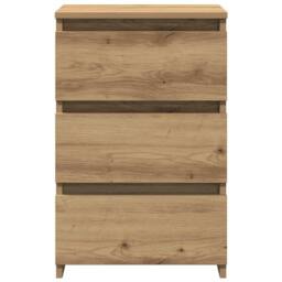 Berkfield Home Elegant Bedside Cabinet Artisan Oak 40x35x62.5 cm Engineered Wood in Brown - thumbnail 5
