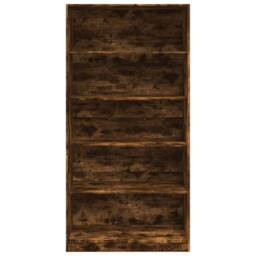 Berkfield Home Wardrobe Smoked Oak 100x50x200 cm Engineered Wood in Brown - Size: 100 x 50 x 200 cm - thumbnail 4