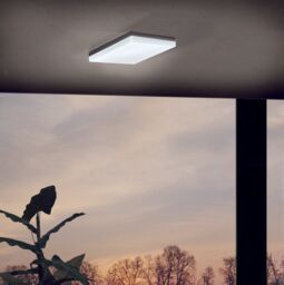 Loops IP44 Outdoor Wall Light Anthracite Plastic 8.2W Built in LED Porch Lamp - thumbnail 3