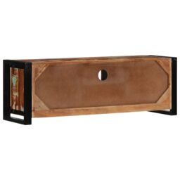 Berkfield Home TV Cabinet 100x30x35 cm Solid Wood Reclaimed in Brown - Size: 100 x 30 x 35 cm - thumbnail 5