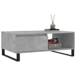 Berkfield Home Decorative Coffee Table Concrete Grey 90x60x35 cm Engineered Wood - Size: 90 x 60 x 35 cm - thumbnail 1