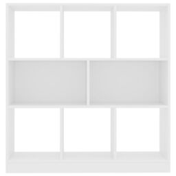 Berkfield Home Book Cabinet White 97.5x29.5x100 cm Engineered Wood - thumbnail 4