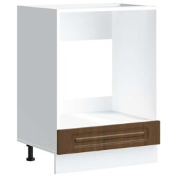 Berkfield Home Oven Cabinet Kalmar Brown Oak Engineered Wood - thumbnail 2