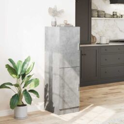 Berkfield Home Kitchen Cabinet Concrete Grey 38x41.5x131.5 cm Engineered Wood - thumbnail 3