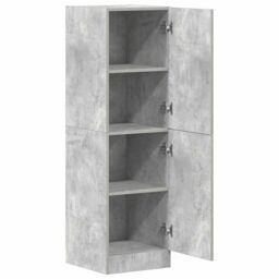 Berkfield Home Kitchen Cabinet Concrete Grey 38x41.5x131.5 cm Engineered Wood - thumbnail 5