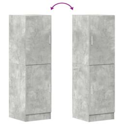Berkfield Home Kitchen Cabinet Concrete Grey 38x41.5x131.5 cm Engineered Wood - thumbnail 8